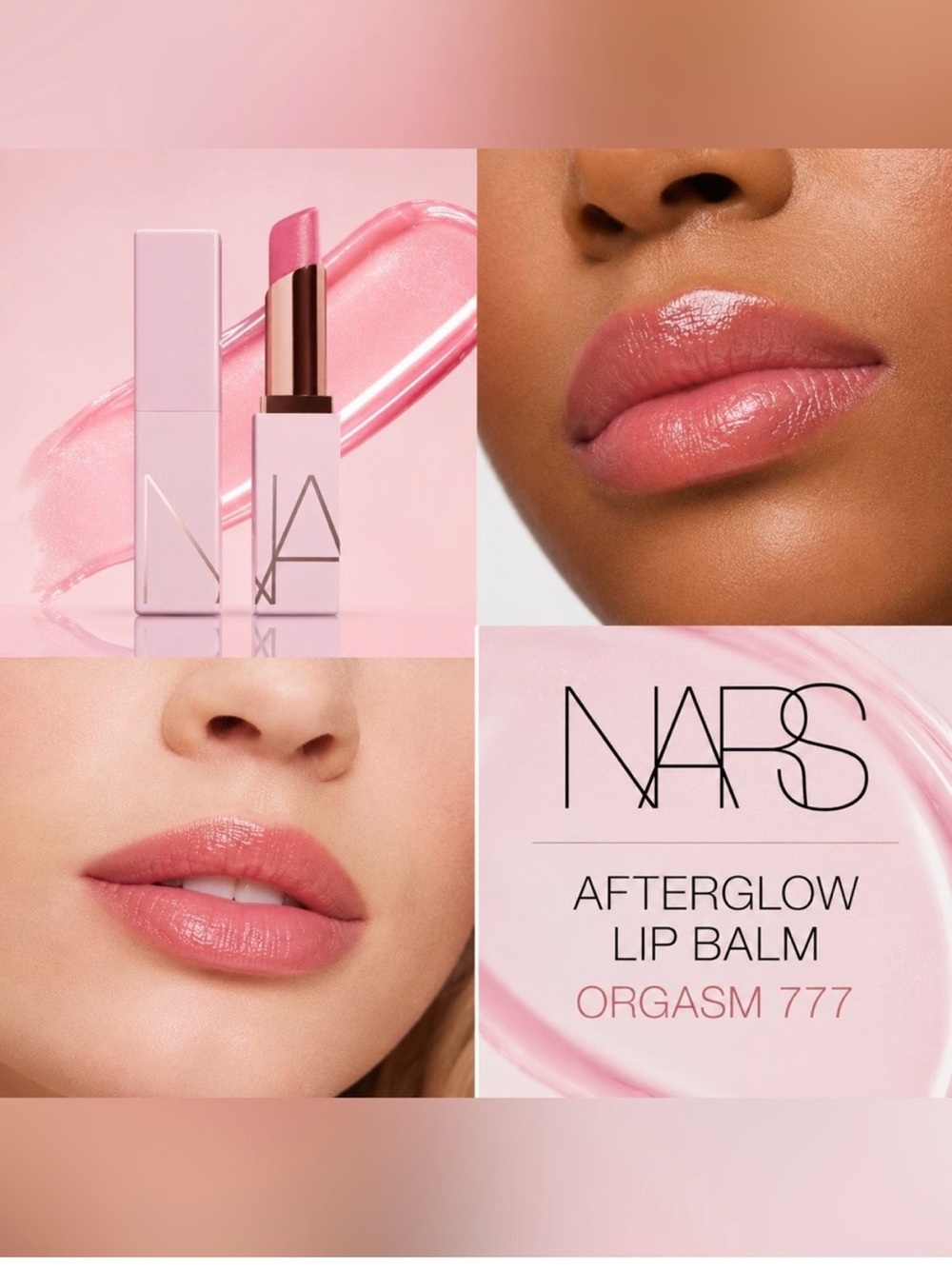 NARS Afterglow Lip Balm — Iconic Orgasm Shade 777